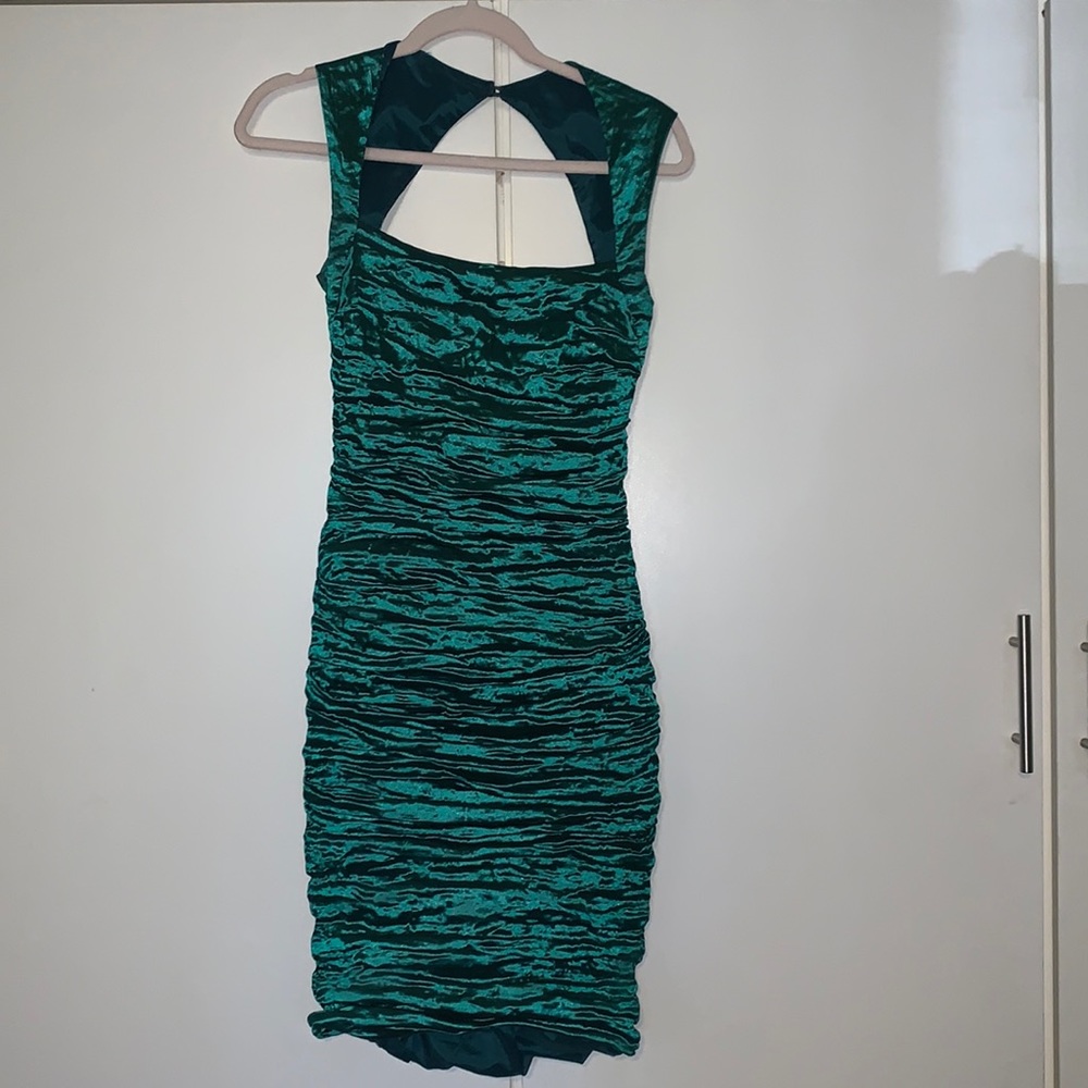 Green Ruffled Dress